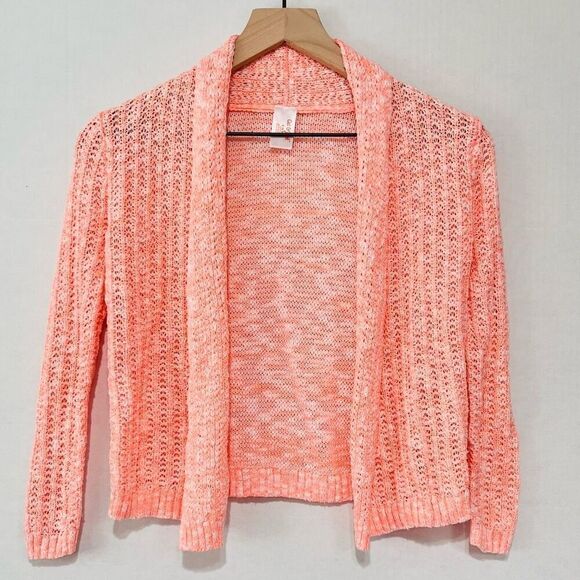 Cat & Jack Peach Cardigan   Sz Sm (6-6x) - Picture 1 of 4